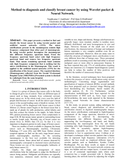 Method to diagnosis and classify breast cancer by using