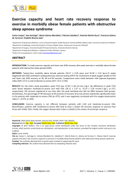 Exercise capacity and heart rate recovery response to exercise in