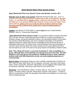 North Woods Native Plant Society Spring hike