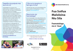 New Zealand Health Survey