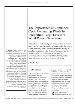 The Importance of Combined Cycle Generating Plants