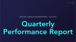 digital display advertising q3 2015