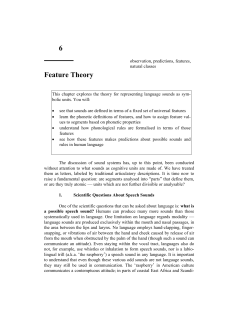 6 Feature Theory