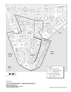 Figure 7-1 Area of Potential Effect &ndash; Light Rail Alternative