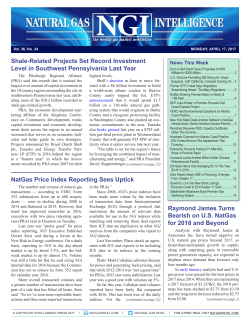 PDF Current Issue - Natural Gas Intelligence