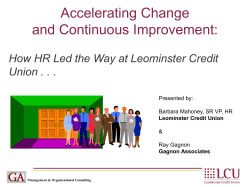 Better Business Results and &ldquo;Boundarylessness&rdquo; at LCU