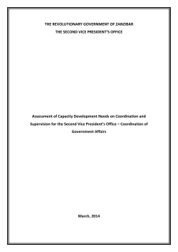 chapter three: capacity development needs assessment