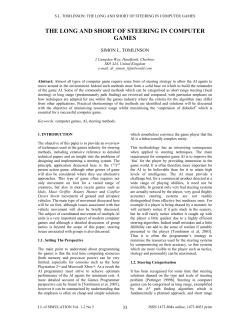 the long and short of steering in computer games