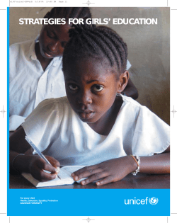 strategies for girls` education