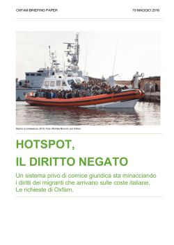 Hotspot, il diritto negato