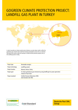 landfill gas plant in turkey