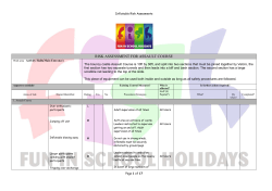 risk assessment template
