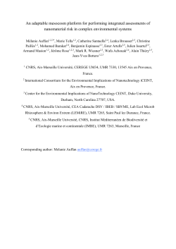 An adaptable mesocosm platform for performing integrated