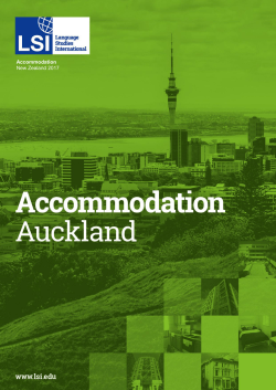 Accommodation New Zealand 2017