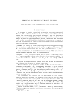 Diagonal Supercompact Radin forcing