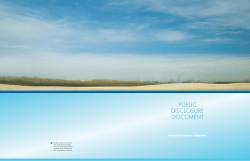 public disclosure document public disclosure document