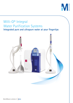 Milli-Q&reg; Integral Water Purification Systems