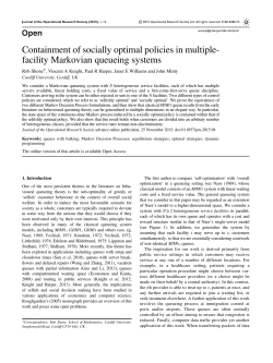 Containment of socially optimal policies in multiple-facility