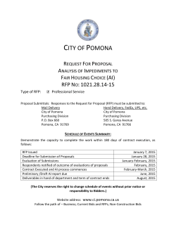 Sample - City of Pomona