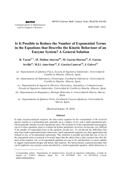 Is It Possible to Reduce the Number of Exponential Terms in the