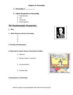 Social Cognitive Perspective