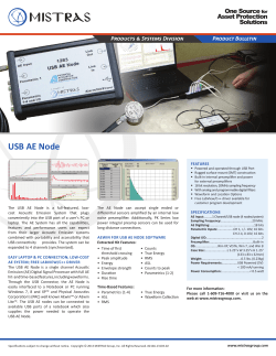 USb AE node - MISTRAS Group