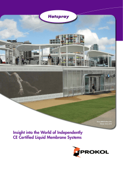 The world of Prokol hotspray systems