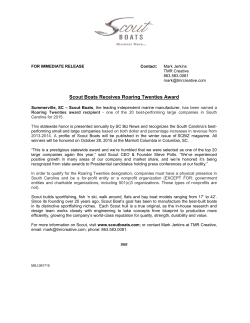 Scout Boats Receives Roaring Twenties Award