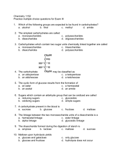 Chemistry 1152 Practice multiple choice questions for Exam III 1