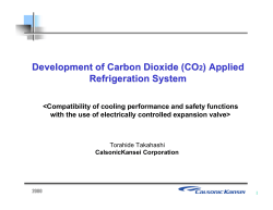 Development of Carbon Dioxide (CO2) Applied