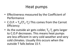Heat pumps
