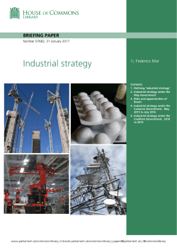 Industrial strategy