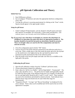 PH calibration and calculation