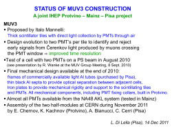 The 2 nd MUV3 half &ndash; module is completed