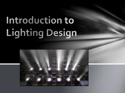 Introduction to Lighting Design - d
