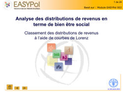 Les courbes de Lorenz, les courbes de Lorenz g&eacute;n&eacute;ralis&eacute;