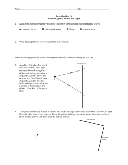 Electromagnetic Waves and Light