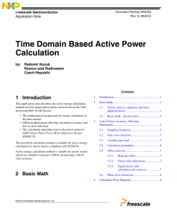 AN4504, Time Domain Based Active Power Calculation