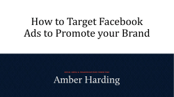 Amber Harding &ndash; SPARK Facebook Ads Presentation