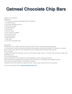 (gluten-free if necessary) 1 cup almond meal ⅓ cup dried shr