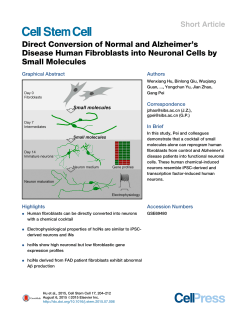 Direct Conversion of Normal and Alzheimer`s Disease Human