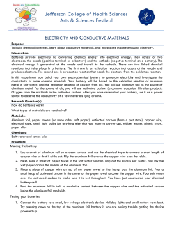 Electricity and Conductive Materials