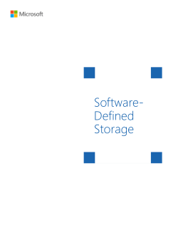 Software- Defined Storage - Center