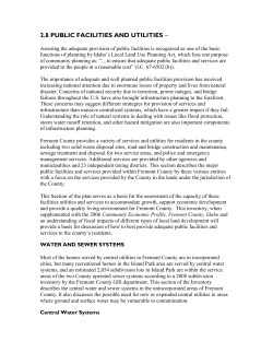 Public Facilities and Utilities