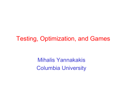 Short Tutorial on Testing of Finite State Machines