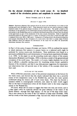 On the abyssal circulation of the world ocean