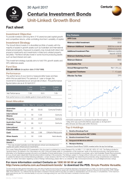 Centuria Investment Bonds