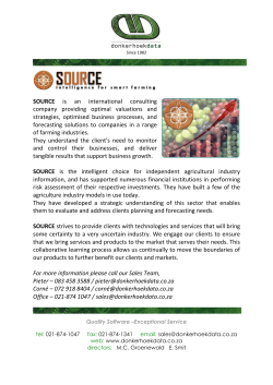 SOURCE is an international consulting company providing optimal