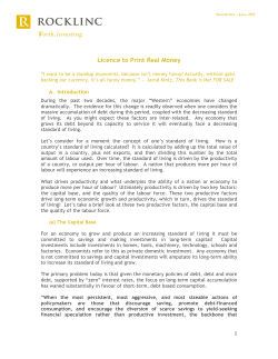 Licence to Print Real Money