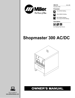 Shopmaster 300 AC/DC